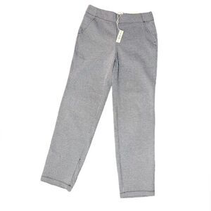 NWT Max Studio Pull-On Trouser Career Pants Black and White Geometric Medium